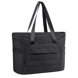 Quilted Tote Bag With Compartments And Yoga Mat Strap, Lhtweht Large :<